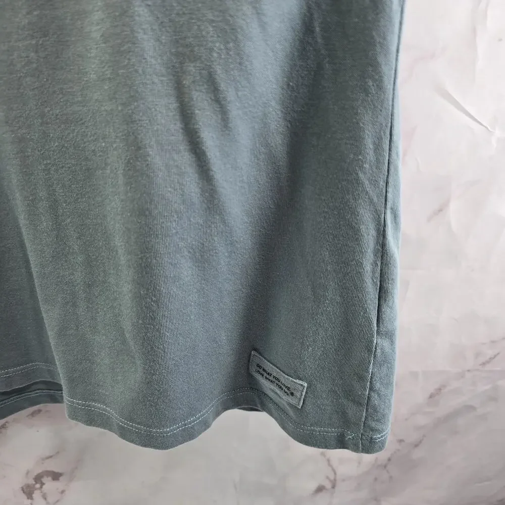 Life Is Good T Shirt Womens Medium Blue Pooh Piglet Short Crusher V Best Things - Picture 4 of 10